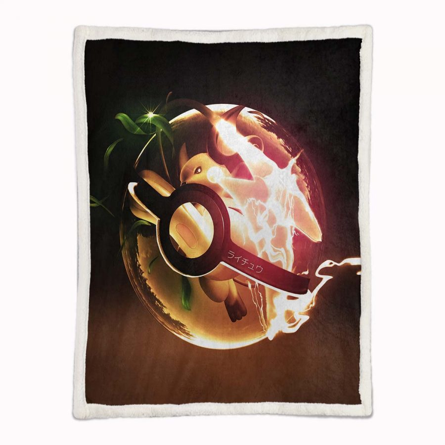Evolution Pokeball Pokemon 2 Decke - Fleecedecke – Bild 2