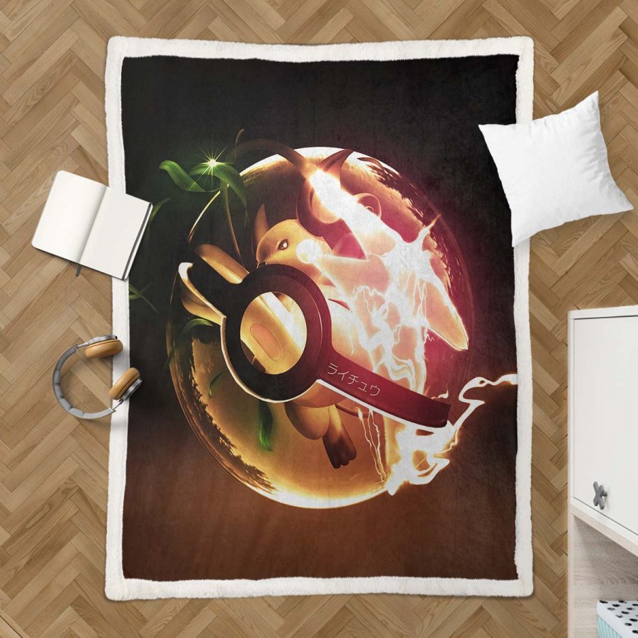 Evolution Pokeball Pokemon 2 Decke - Fleecedecke – Bild 3