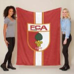 FC Augsburg Der Fuggerstädter FCA16 Fleecedecke – Decke