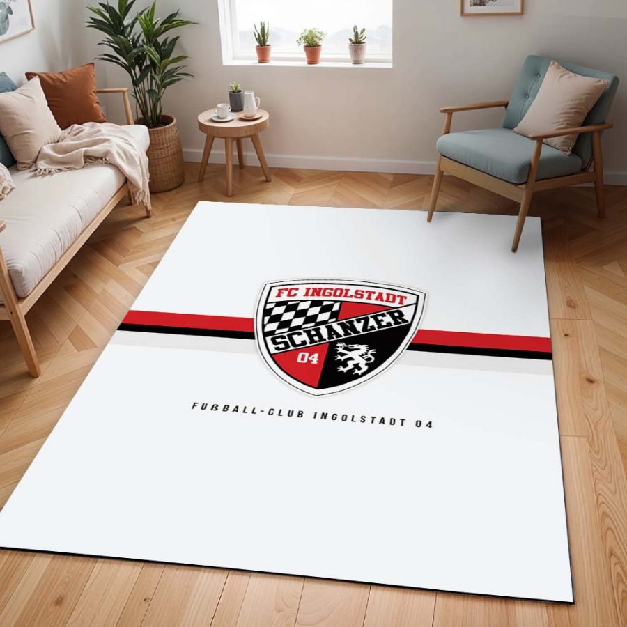 FC Ingolstadt 04 weißer Hintergrund Teppich – Bild 2