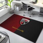 FC Ingolstadt Schanzer 04 schwarz rot Leder Teppich