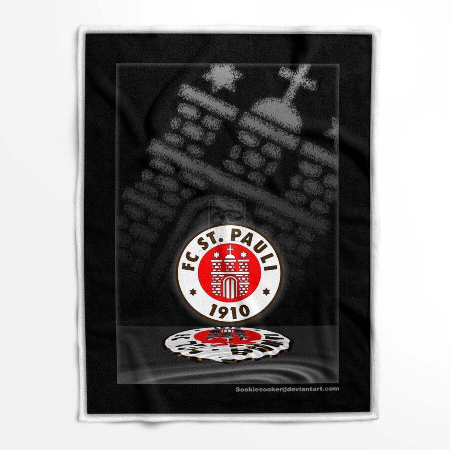 FC St. Pauli 05 Fleecedecke - Decke – Bild 2