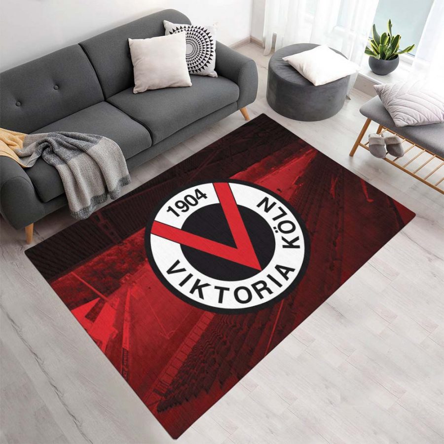 FC Viktoria Köln Spielfeldhintergrund Teppich – Bild 2