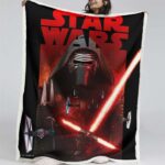 Star Wars Lichtschwert Rot Darth Vader Decke – Fleecedecke