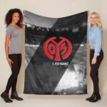 FSV Mainz 05 Fußballverein M05 Fleecedecke – Decke