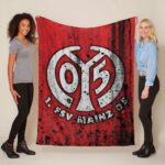 FSV Mainz 05 Fußballverein M09 Fleecedecke – Decke
