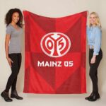 FSV Mainz 05 Fußballverein M14 Fleecedecke – Decke