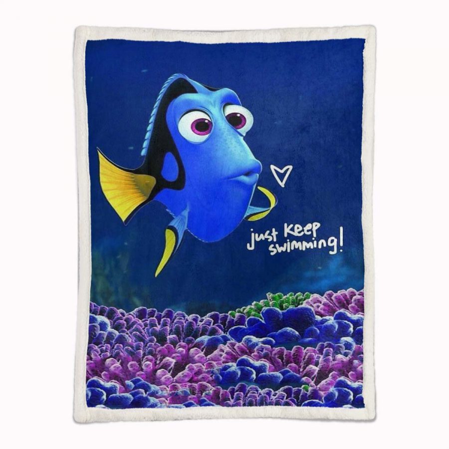 Findet Dorie – Einfach weiterschwimmen Decke - Fleecedecke – Bild 2