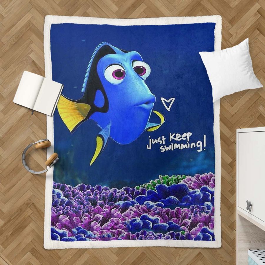 Findet Dorie – Einfach weiterschwimmen Decke - Fleecedecke – Bild 3