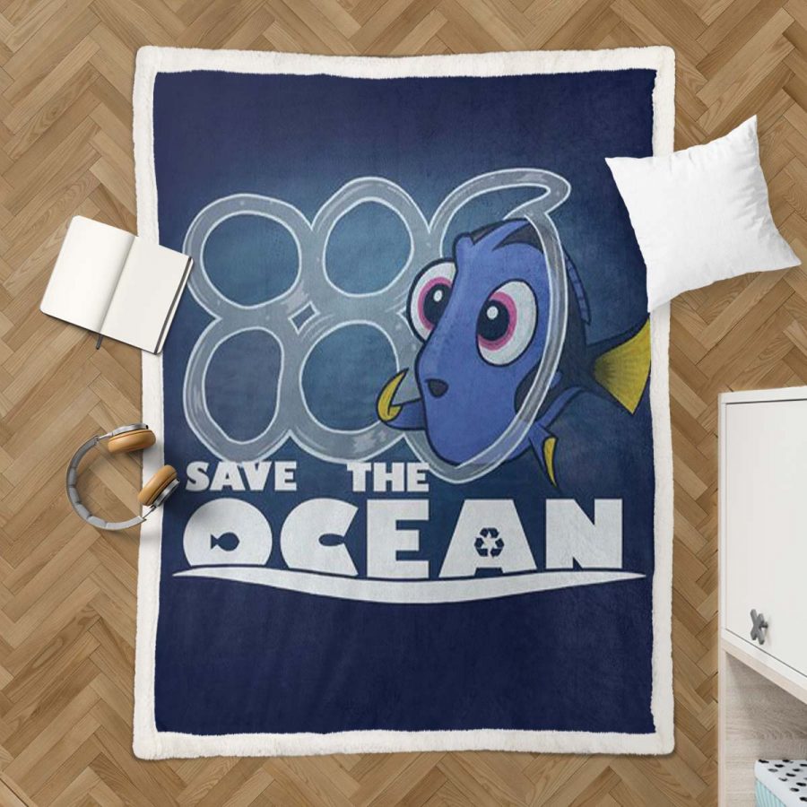 Findet Dorie - Rettet den Ozean Decke - Fleecedecke – Bild 3