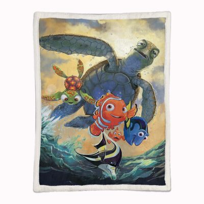 Alternative view of Findet Nemo 07 Decke - Fleecedecke