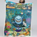 Findet Nemo 12 Decke – Fleecedecke