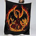 Feuer-Glurak-Pokémon Decke – Fleecedecke