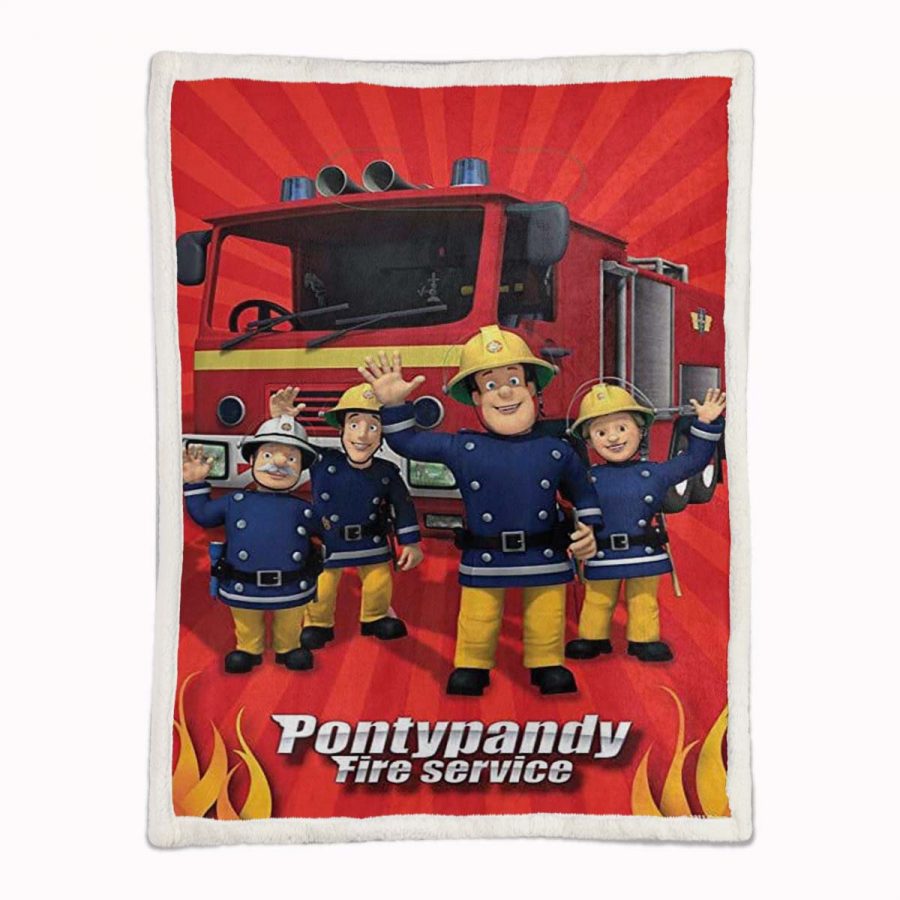 Feuerwehrmann Sam Charaktere 12 Decke - Fleecedecke – Bild 2