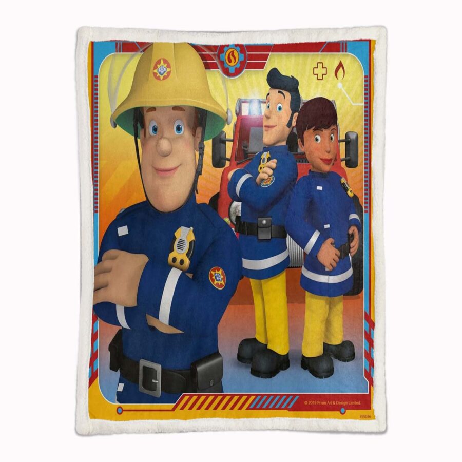 Feuerwehrmann Sam Charaktere 13 Decke - Fleecedecke – Bild 2