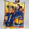 Feuerwehrmann Sam Charaktere 13 Decke - Fleecedecke