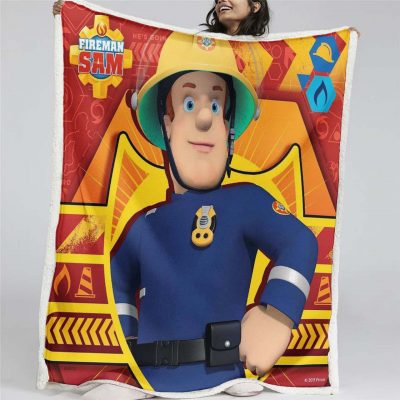 Feuerwehrmann Sam Charaktere 14 Decke - Fleecedecke