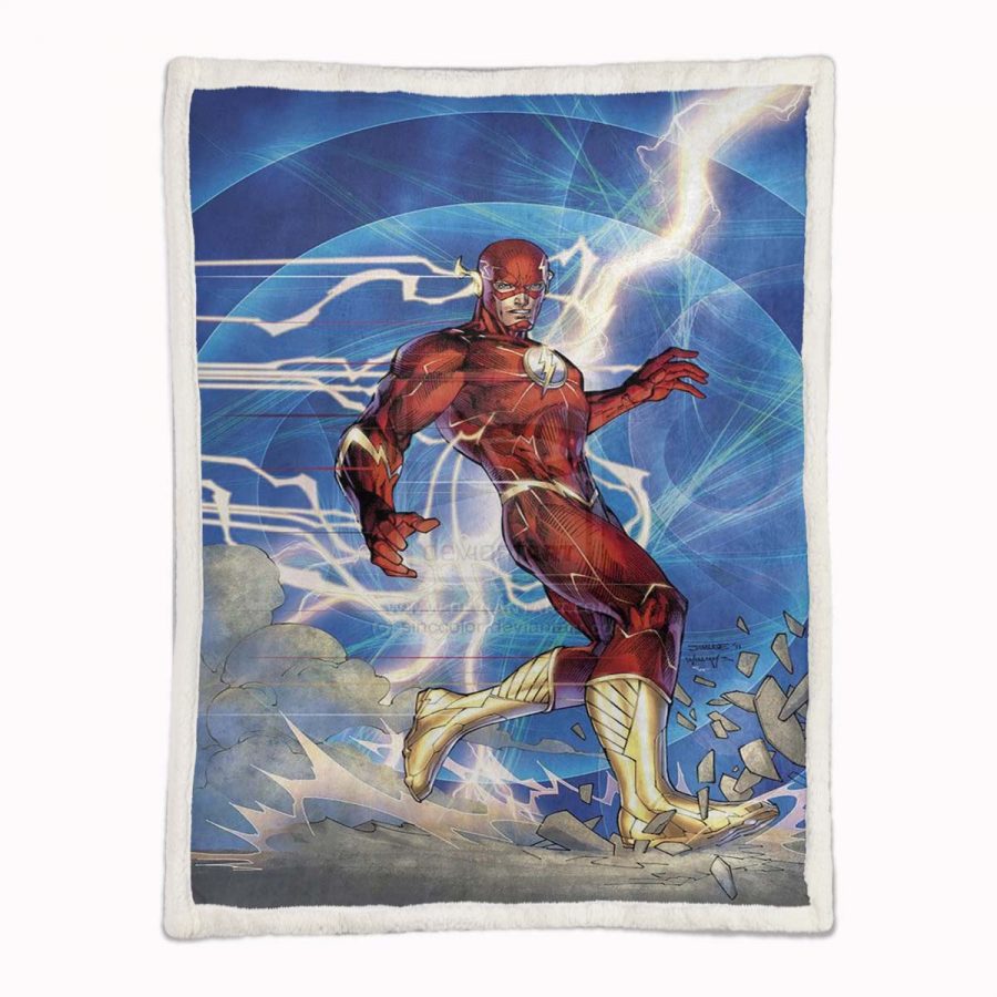 Flash-DC-Comics 01 Decke - Fleecedecke – Bild 2