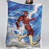 Flash-DC-Comics 01 Decke - Fleecedecke