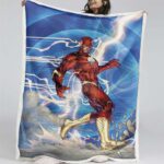 Flash-DC-Comics 01 Decke – Fleecedecke