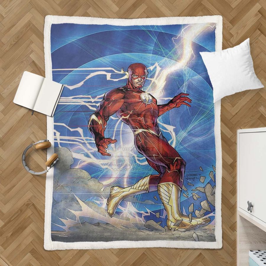 Flash-DC-Comics 01 Decke - Fleecedecke – Bild 3
