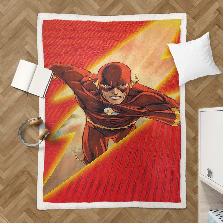 Flash-DC-Comics 02 Decke - Fleecedecke – Bild 3