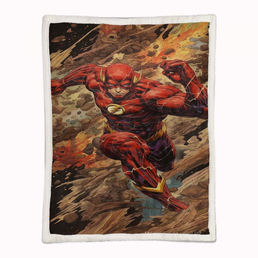 Flash-DC-Comics 03 Decke - Fleecedecke – Bild 2