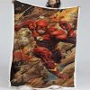 Flash-DC-Comics 03 Decke - Fleecedecke