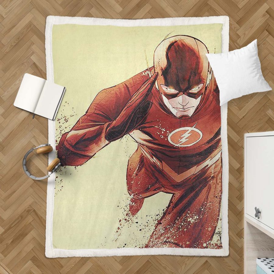 Flash-DC-Comics 05 Decke - Fleecedecke – Bild 3