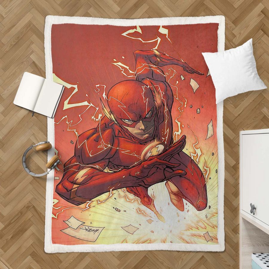 Flash-DC-Comics 06 Decke - Fleecedecke – Bild 3