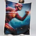 Flash-DC-Comics 07 Decke – Fleecedecke