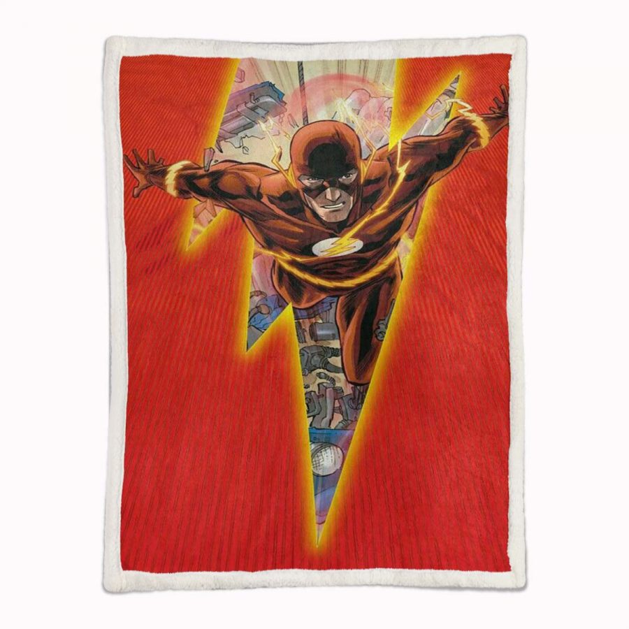 Flash-DC-Comics 10 Decke - Fleecedecke – Bild 2