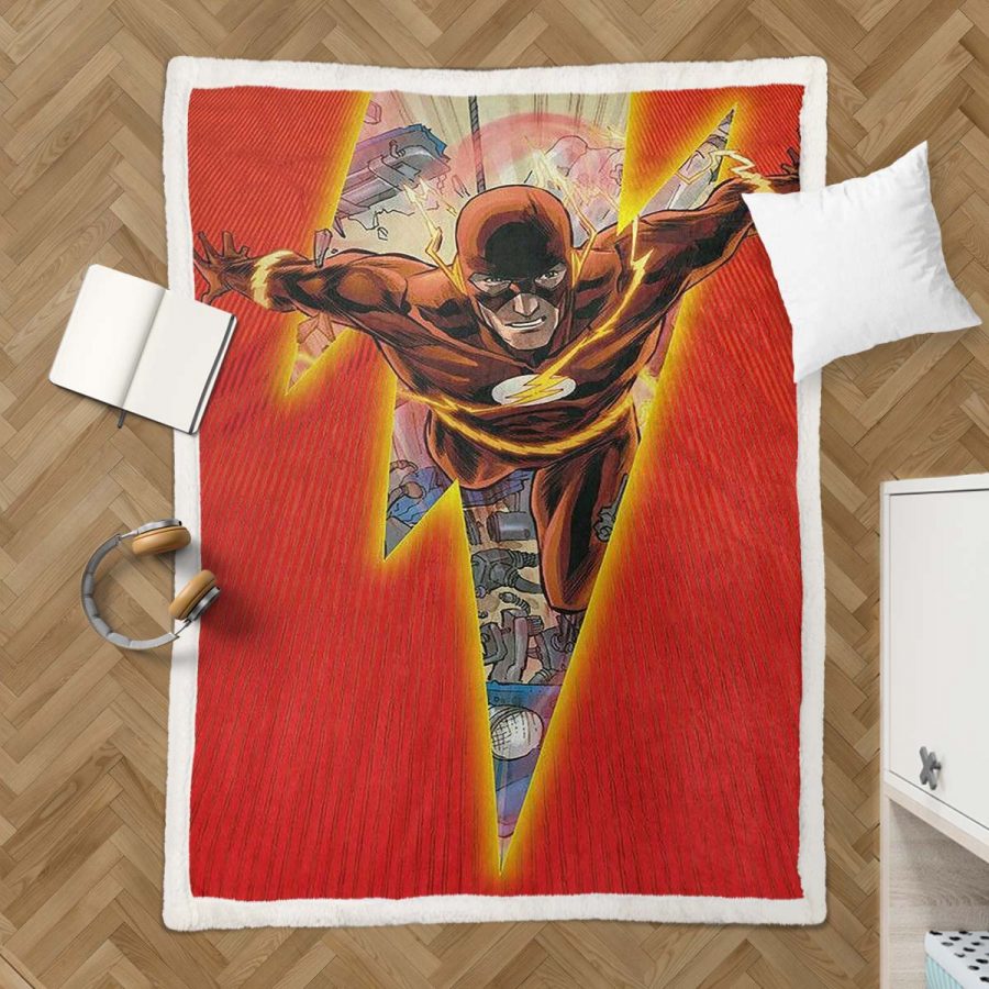 Flash-DC-Comics 10 Decke - Fleecedecke – Bild 3