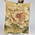 Blumenteppiche Blumen Decke – Fleecedecke