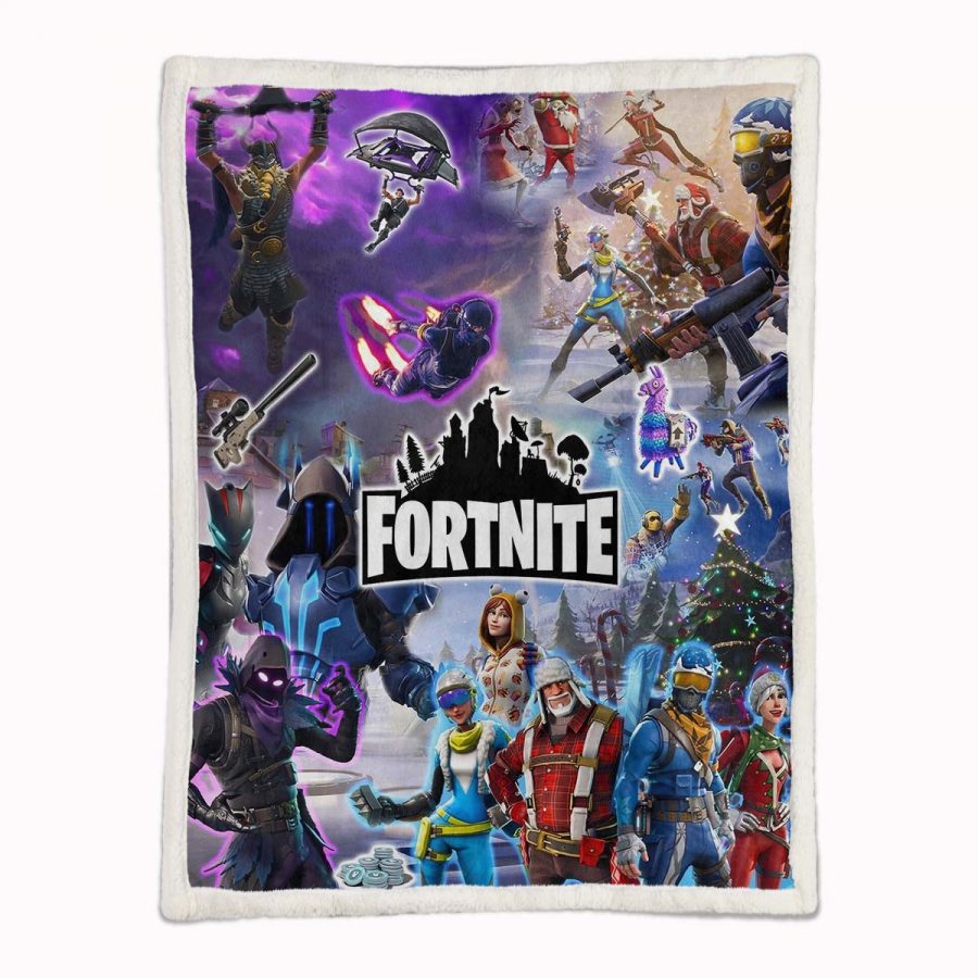 Fortnite Alle Charaktere 01 Decke - Fleecedecke – Bild 2