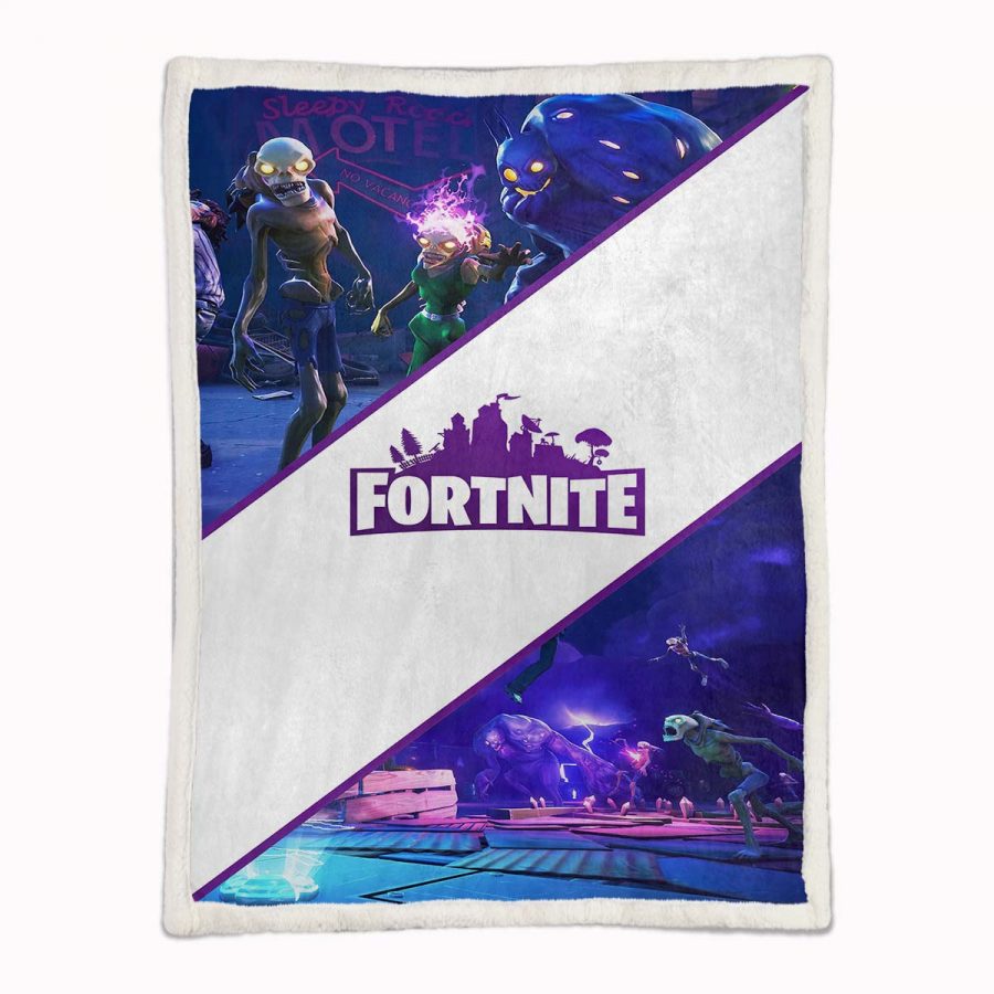 Fortnite Battle Royale Zombies Decke - Fleecedecke – Bild 2