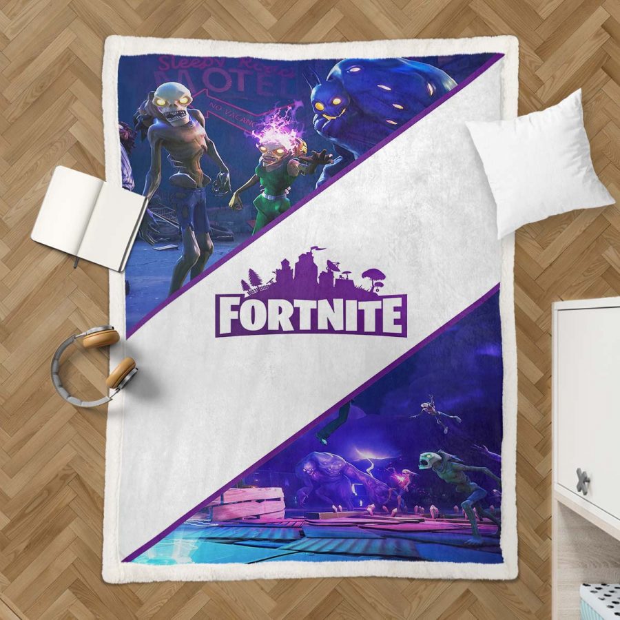 Fortnite Battle Royale Zombies Decke - Fleecedecke – Bild 3