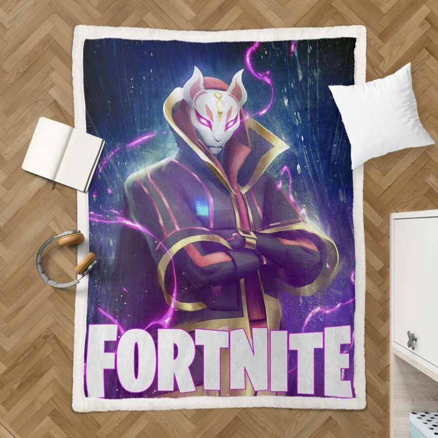 Fortnite Drift FN04 Decke - Fleecedecke – Bild 3