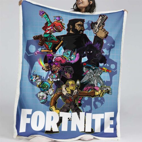 Fortnite-Spielzimmer Decke - Fleecedecke