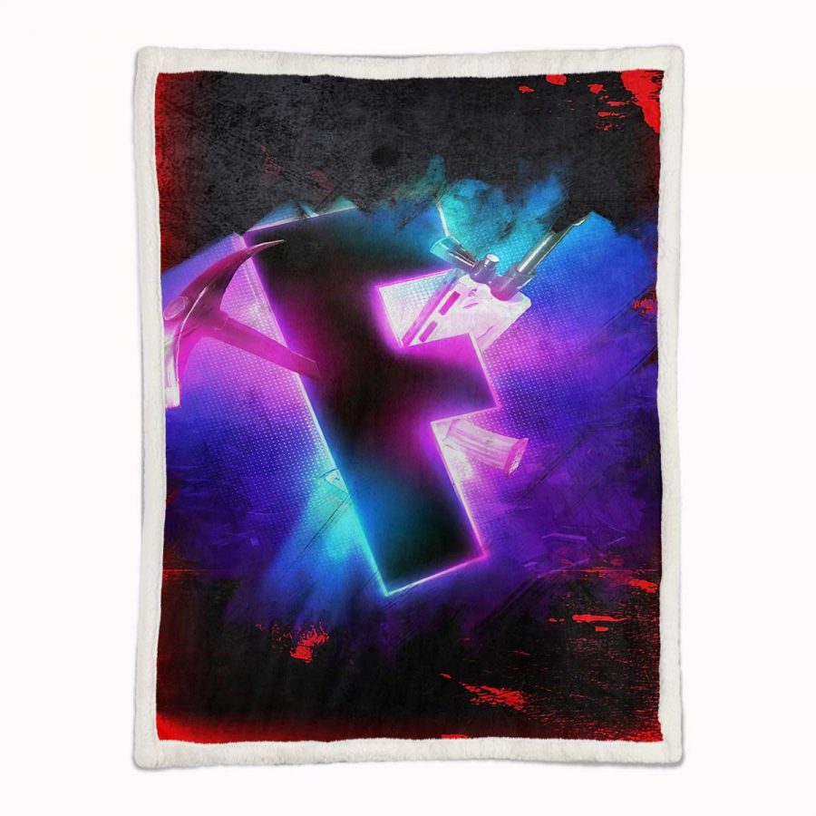 Fortnite Spielzimmer Blut Decke - Fleecedecke – Bild 2