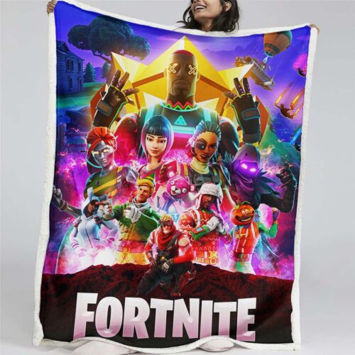Fortnite Marvel Spielzimmer anpassen FN05 Decke - Fleecedecke