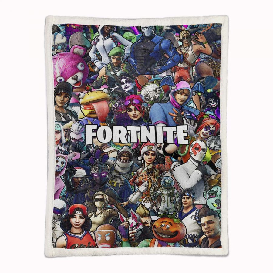 Fortnite Farbe FN06 Decke - Fleecedecke – Bild 2