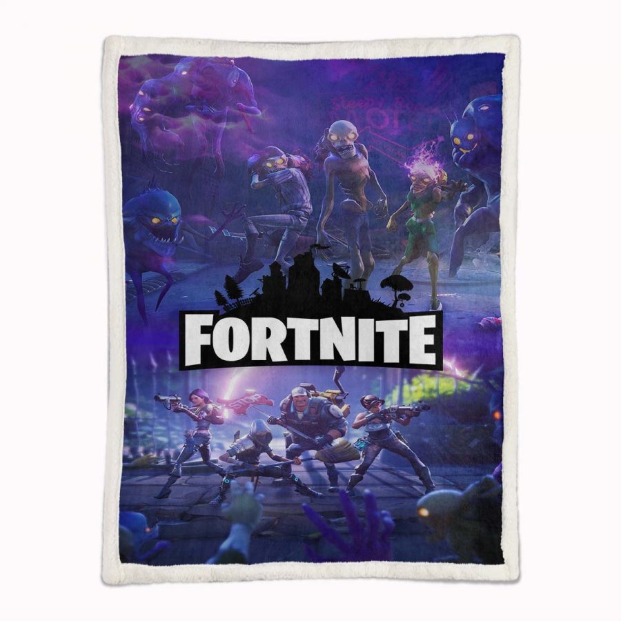 Fortnite: Zombie FN01 Decke - Fleecedecke – Bild 2