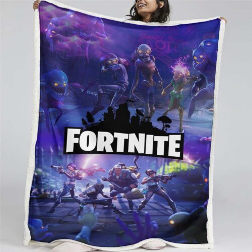 Fortnite: Zombie FN01 Decke - Fleecedecke