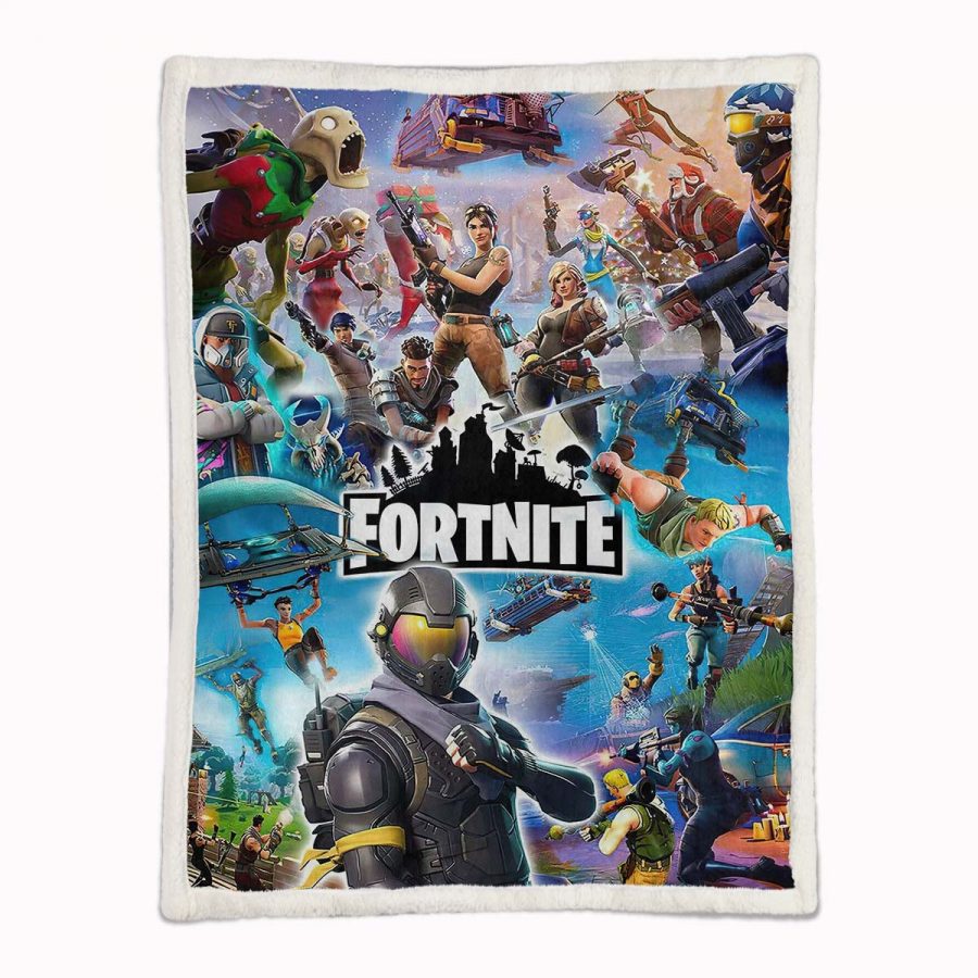 Fortnite: Zombie FN02 Decke - Fleecedecke – Bild 2