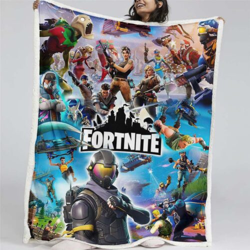 Fortnite: Zombie FN02 Decke - Fleecedecke