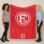 Fortuna Düsseldorf F95 Red Field Fleecedecke – Decke