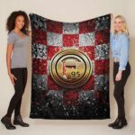 Fortuna Düsseldorf Rauten-Style Fleecedecke – Decke