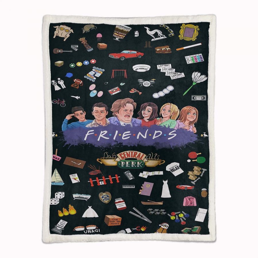 Friends Central Perk Holiday Special Weihnachtsfernsehshow Trendy Decke - Fleecedecke – Bild 2