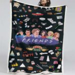 Friends Central Perk Holiday Special Weihnachtsfernsehshow Trendy Decke – Fleecedecke